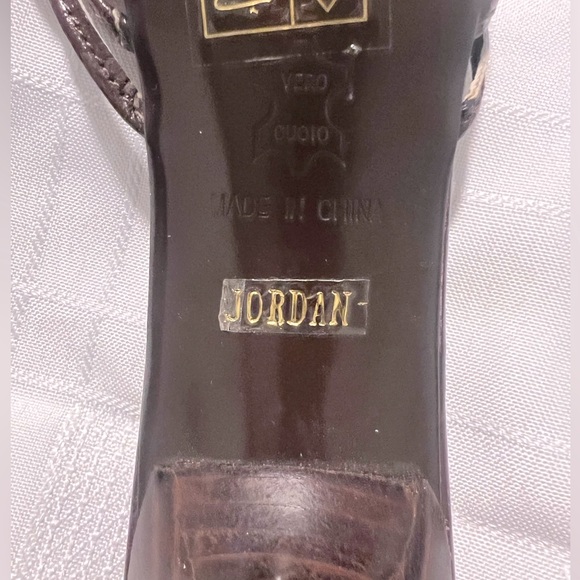 N.Y.L.A 2.5” Heels Size 7 Brown - Picture 3 of 6